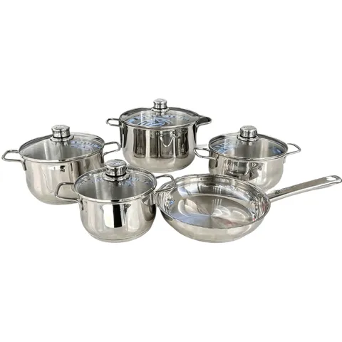 Bộ nồi WMF Diadem Plus 5 món kèm chảo thép WMF 24cm