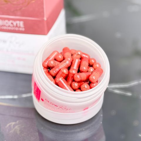 Viên Uống Dưỡng Sáng Da Biocyte GlowRose 60 Viên – Căng Mịn, Hồng Hào, Rạng Rỡ Tự Nhiên