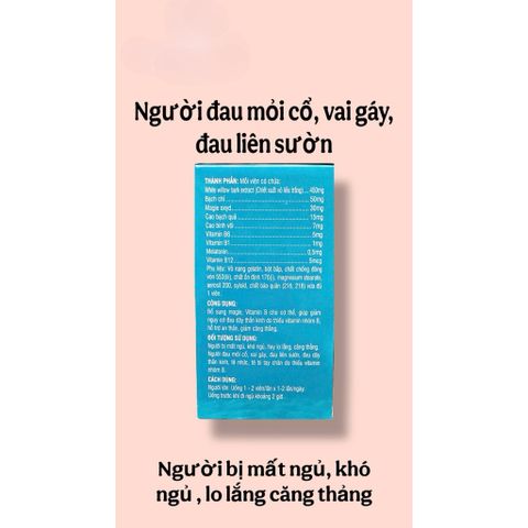 Viên uống Bổ Thần Kinh SH-5000 plus hỗ trợ giảm đau dây thần kinh tê nhức và mất ngủ(Chai 50 viên)