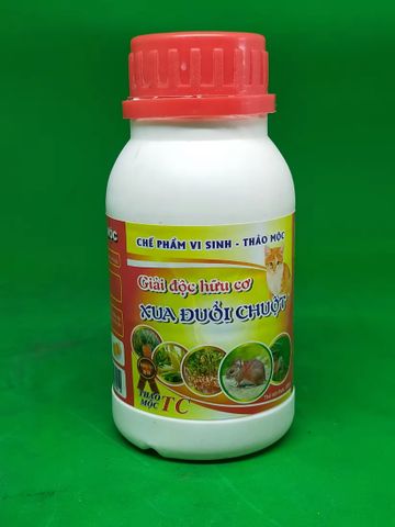 chế phẩm vi sinh - thảo mộc phun đuổi chuột- giải độc hữu cơ cho cây, chai 240 ml