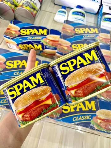 Thịt hộp Spam Classic 340g – tiện chế biến, ăn nhanh