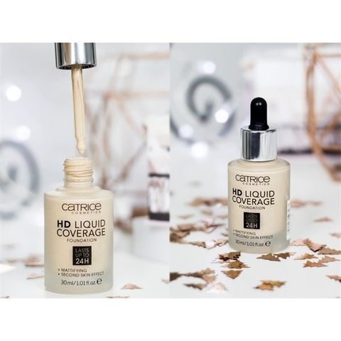 Kem nền Catrice HD 24H Foundation 30ml tone 20 che phủ mịn