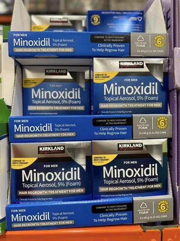 Dung dịch Kirkland Minoxidil 5% 6 ống hỗ trợ tóc