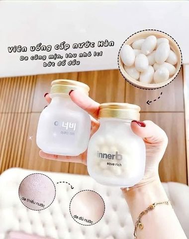 Innerb Aqua Rich 56 Viên Chính Hãng Hàn Quốc | Hỗ Trợ Duy Trì Độ Ẩm Cho Da | Thực Phẩm Bổ Sung Chăm Sóc Da