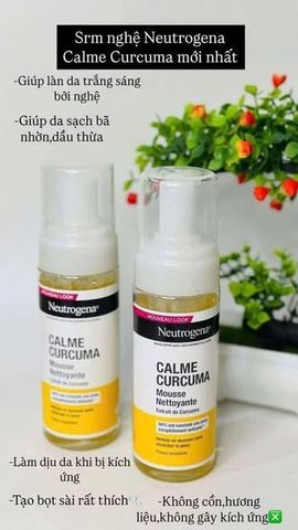 Sữa Rửa Mặt Neutrogena Curcuma 150ml – làm sạch dịu nhẹ