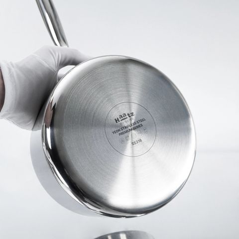 (Phiên Bản 2026) Quánh Yeon Inox 316 Cao Cấp Haatz HYP318 Size 18cm - An Toàn Cho Sức Khỏe, Bảo Hành 5 Năm, Dùng Cho Bếp Từ và Gas