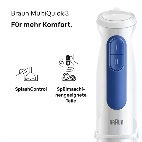 Máy xay cầm tay Braun MultiQuick 3 MQ30001M – Công suất 900W – Made in Romania