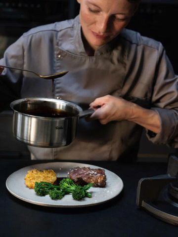 QUÁNH INOX FISSLER PROFI 16CM KO NẮP – TÁCH BỘ