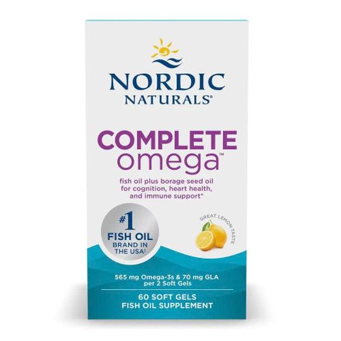 Nordic Naturals Complete Omega (60 viên) – Bổ sung Omega 3-6-9 hỗ trợ tim mạch, não bộ và miễn dịch-nordic naturals ultimate omega