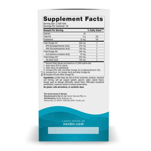 Nordic Naturals Complete Omega (60 viên) – Bổ sung Omega 3-6-9 hỗ trợ tim mạch, não bộ và miễn dịch-nordic naturals ultimate omega
