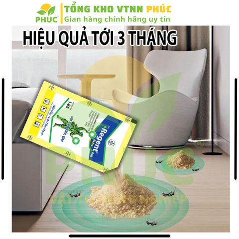 [SIÊU HIỆU QUẢ] COMBO 10 gói REGENT (gói 1.6g) DATE MỚI NHẤT, Chế phẩm diệt côn trùng đa năng diệt sạch Kiến, Gián, Muỗi, Bọ Chét, Mạt Gà, Mối, Rầy, Rệp, Bọ Trĩ, Sâu Kháng