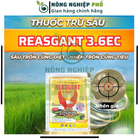 Chế Phẩm Trừ Sâu Sinh Học REASGANT 3.6EC Multiagro - Diệt Sạch Các Loại Sâu, Nhện Kháng Thuốc Hiệu Quả Cực Cao An Toàn