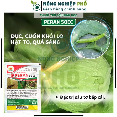 Thuốc PERAN 50EC Multiagro Trị Sâu Cuốn Lá, Đục Thân, Đục Quả, Bọ T.rĩ, Bọ Xít Muỗi Trên Hoa, Cây Kiểng Hiệu Quả An Toàn