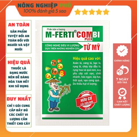 Phân Bón SIÊU VI LƯỢNG COMBI Công Nghệ Mỹ Multiagro - Hữu Cơ CẢI TIẾN MỚI Tốt Hơn, Mạnh Hơn, Cung Cấp Dinh Dưỡng Cho Cây