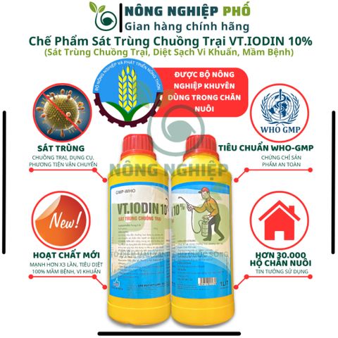 [CHAI LỚN 1L]Chế Phẩm Sát Trùng Chuồng Trại Multiagro GMP - Khử Sạch Mùi Hôi, Mầm Dịch, Bệnh Gây Hại, An Toàn, Hiệu Quả