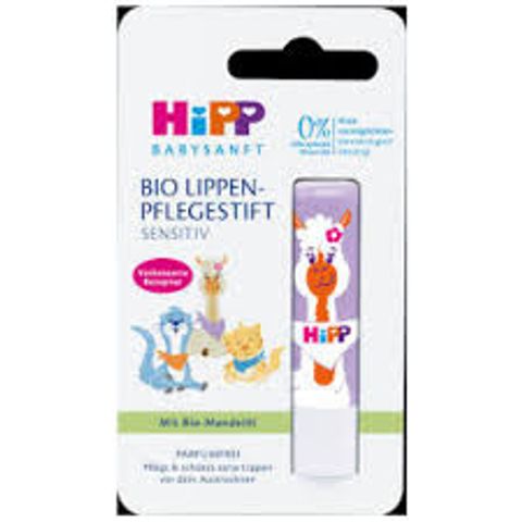 [Bill Đức] Son dưỡng môi hữu cơ siêu nhạy cảm Hipp cho bé từ 1 tuổi, 4,8 g