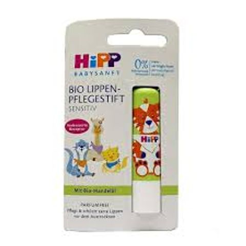 Son dưỡng môi hữu cơ siêu nhạy cảm Hipp cho bé từ 1 tuổi, 4,8 g, xuất xứ Đức
