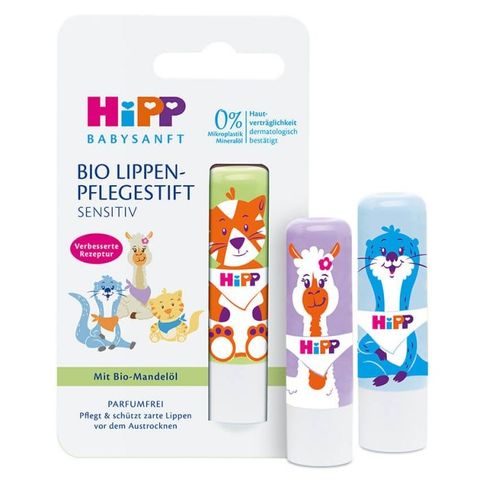 [Bill Đức] Son dưỡng môi hữu cơ siêu nhạy cảm Hipp cho bé từ 1 tuổi, 4,8 g