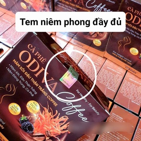 ( MUA 2 TẶNG 1) Cà Phê X2 Odiva Detox - Cafe Mâm Xôi Mix Đông Trùng, Quả Bứa, Mâm Xôi ( 1 HỘP 15 GÓI )