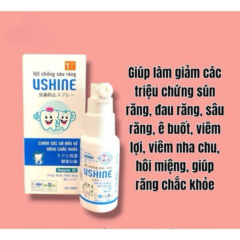 Xịt chống sâu răng cho bé Vshine hỗ trợ sạch mảng bám và sưng nướu (Chai 30ml)