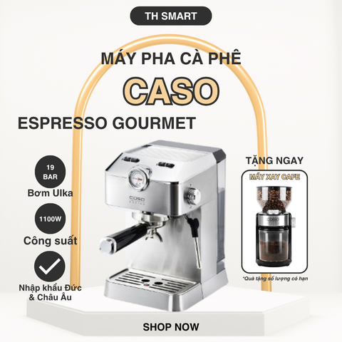 Máy Pha Cà Phê CASO Espresso Gourmet Nội Địa Đức