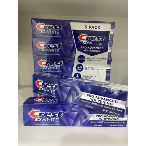 🦷🦷KEM ĐÁNH RĂNG CREST MỸ 𝟑D MẪU MỚI NHẤT SẠCH, THƠM & TRẮNG HƠN