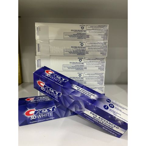🦷🦷KEM ĐÁNH RĂNG CREST MỸ 𝟑D MẪU MỚI NHẤT SẠCH, THƠM & TRẮNG HƠN