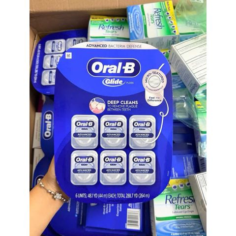 Bản Mỹ - Chỉ Nha Khoa Oral-B Glide Sợi Chỉ Micro-Textured- Mẫu Mới Khác Biệt Hoàn Toàn