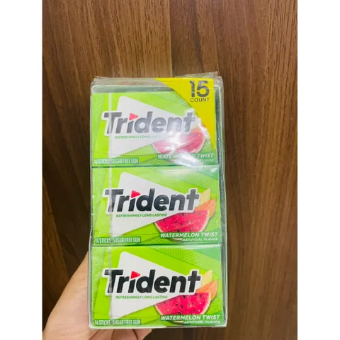 Kẹo Singum Trident  - Mỹ - Lốc (15 count x 14 Sticks) thơm miệng