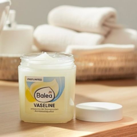 Kem nẻ Balea Vaseline Đức hũ 125ml dùng cho cả mặt và cơ thể 