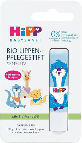[Bill Đức] Son dưỡng môi hữu cơ siêu nhạy cảm Hipp cho bé từ 1 tuổi, 4,8 g