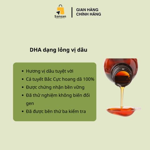 TPBVSK Siro dầu cá Nordic Naturals Children's DHA cho bé từ 1 tuổi - Nội địa Mỹ