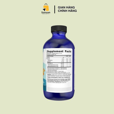 TPBVSK Siro dầu cá Nordic Naturals Children's DHA cho bé từ 1 tuổi - Nội địa Mỹ