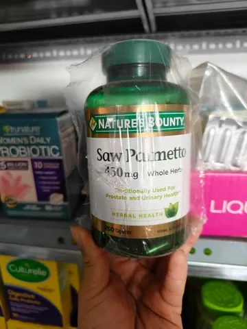 Viên uống Saw Palmetto 450mg Nature’s Bounty [Hàng Mỹ]