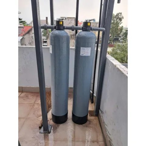Cột lọc thô Composite 1054 full vật liệu lọc van 3 ngã