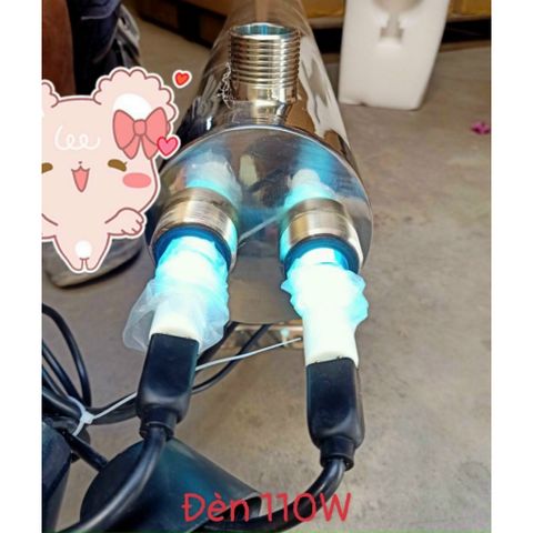 Combo 2 bóng đèn UV diệt khuẩn 41W - 55W Aquapro 4 chấu