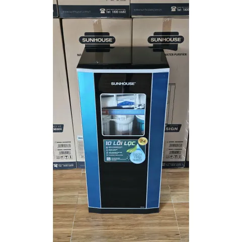 Máy lọc nước R.O 10 lõi SUNHOUSE SHA88510K- Hàng nguyên seal mới 100% bảo hành 2 năm.