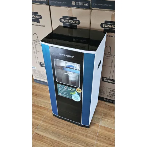 Máy lọc nước R.O 10 lõi SUNHOUSE SHA88510K- Hàng nguyên seal mới 100% bảo hành 2 năm.