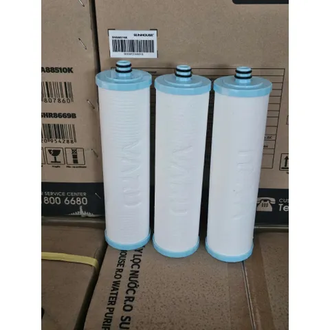 Bộ 3 lõi lọc thô 10 inch thay thế cho máy lọc nước Karofi và tất cả các hãng khác.