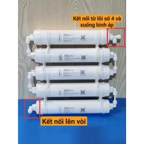 BỘ LÕI TẠO KHOÁNG AQUA 56789 Bộ 5 lõi tạo khoáng máy lọc nước RO Aqua
