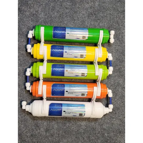 BỘ LÕI TẠO KHOÁNG AQUA 56789 Bộ 5 lõi tạo khoáng máy lọc nước RO Aqua