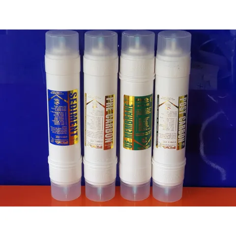 Bộ 4 lõi lọc nước Hàn Quốc cút cắm 2 đầu