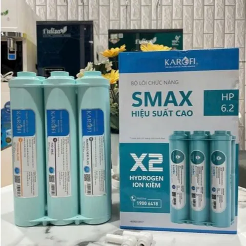 Cụm 6 lõi khoáng Smax hiệu suất cao HP Karofi, tặng kèm 2 cút chuyển.