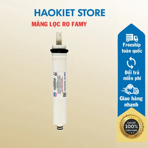 Màng lọc RO FAMY 75g chuyên dụng cho nước nhiễm mặn - Màu trắng