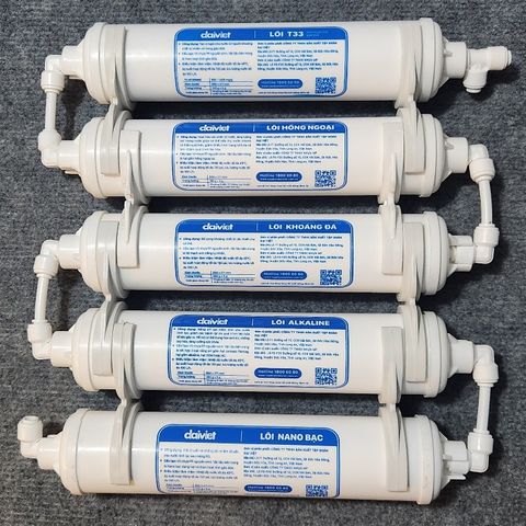Combo bộ tạo khoáng 5 lõi Đại Việt 56789 - Dùng để thay thế cho tất cả dòng máy lọc nước RO.