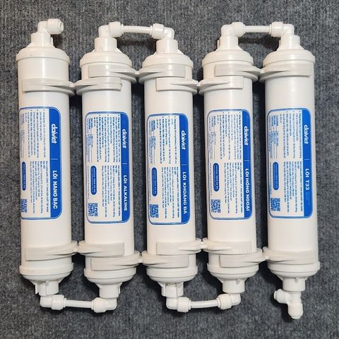 Combo bộ tạo khoáng 5 lõi Đại Việt 56789 - Dùng để thay thế cho tất cả dòng máy lọc nước RO.