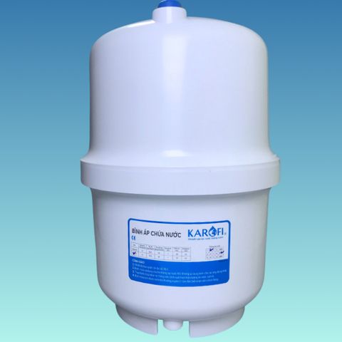 Bình áp nhựa Karofi 3.2G siêu bền dùng cho máy lọc nước RO (1 bình áp + 1 van)