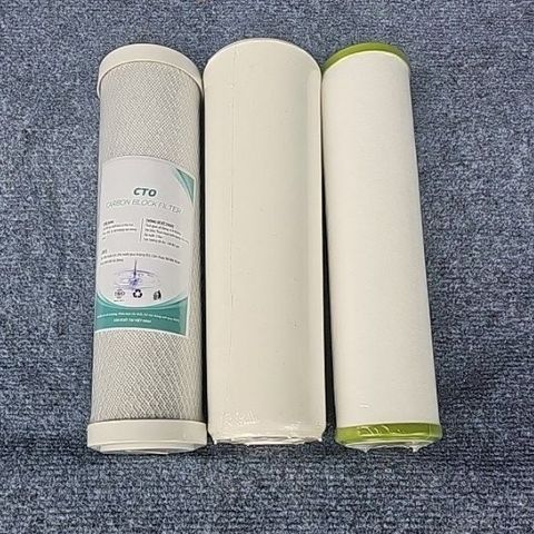 Bộ lõi lọc nước gồm 3 lõi 123 sử dụng cho tất cả các máy lọc nước