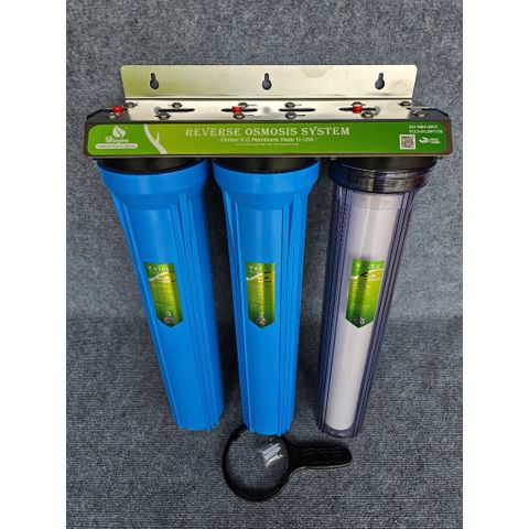 Bộ 3 Cấp Lọc Thô Đầu Nguồn 20 Inch ren Φ27 Chính Hãng - Lọc Tổng Đầu Nguồn, Chung Cư.
