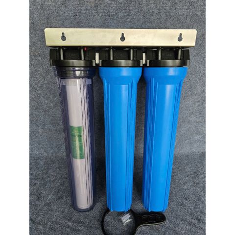 Bộ 3 Cấp Lọc Thô Đầu Nguồn 20 Inch ren Φ27 Chính Hãng - Lọc Tổng Đầu Nguồn, Chung Cư.